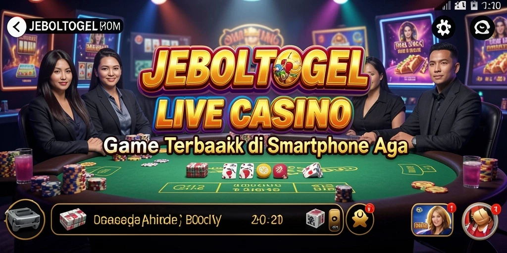 Gameplay Live Casino JEBOLTOGEL yang mendebarkan dan interaktif.