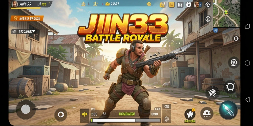 Tampilan gameplay intens dari JIN33 yang seru dan menegangkan.