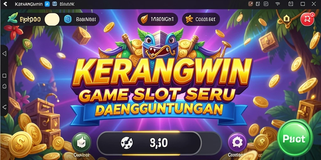 Tampilan gameplay KERANGWIN yang menarik saat memutar gulungan.