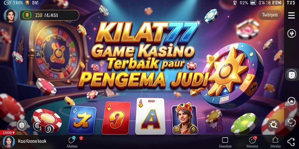 Gambaran permainan Kasino KILAT77 yang menarik dan penuh aksi.