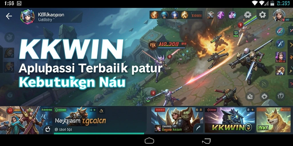 Screenshot KKWIN menampilkan antarmuka yang bersih dan fungsional.