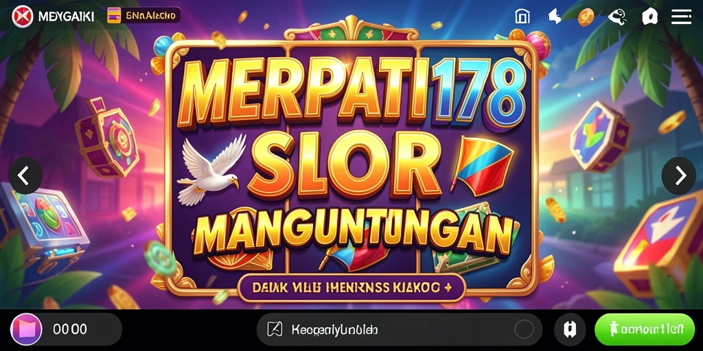 Tampilan menarik dari gameplay slot MERPATI178.