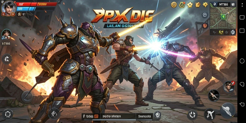 Gameplay MT966 yang mendebarkan dalam aksi seru dan dinamis.