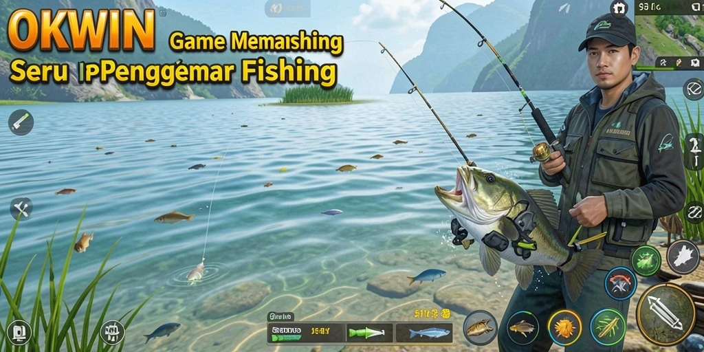 Tangkap ikan terbesar dengan OKWIN di berbagai lokasi memancing.