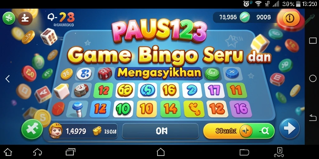 Tampilan gameplay menarik di PAUS123 dengan suasana Bingo yang meriah.