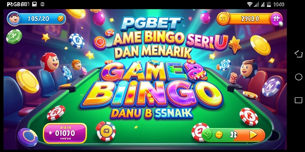 Screenshot gameplay Bingo PGBET yang menarik dan interaktif.