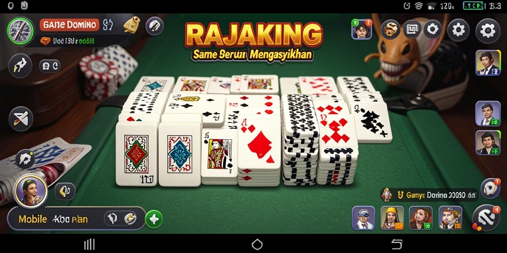 Screenshot gameplay RAJAKING yang seru dan penuh warna.
