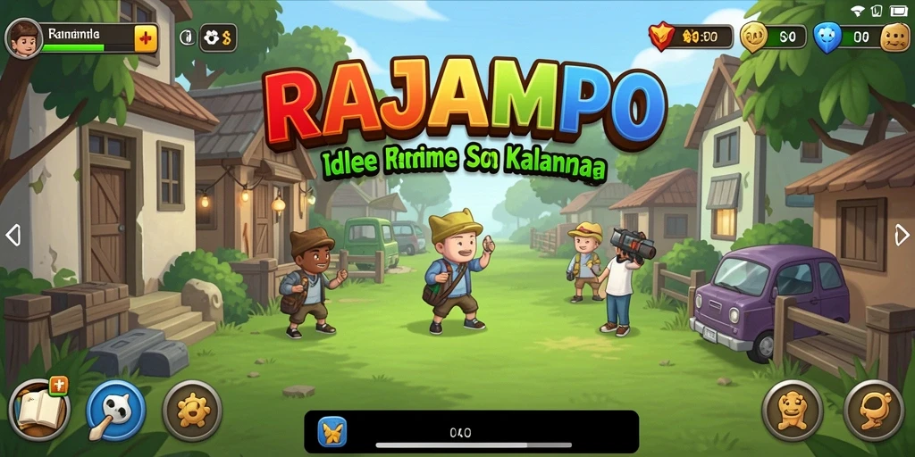 Tampilan gameplay menarik dan memikat dari RAJAMPO.